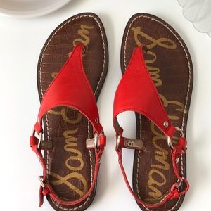 NWOT - Sam Edelman Greta Sandal - Havana Red